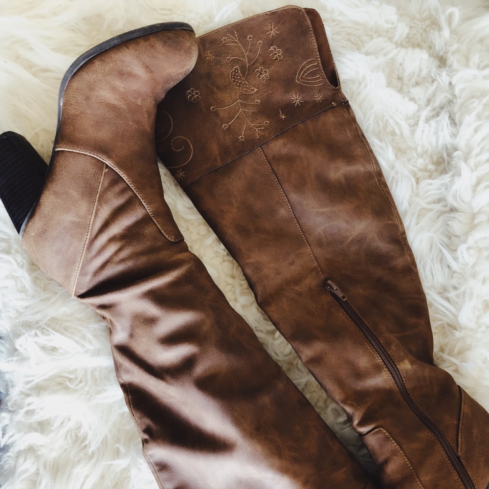 Knee high boots
